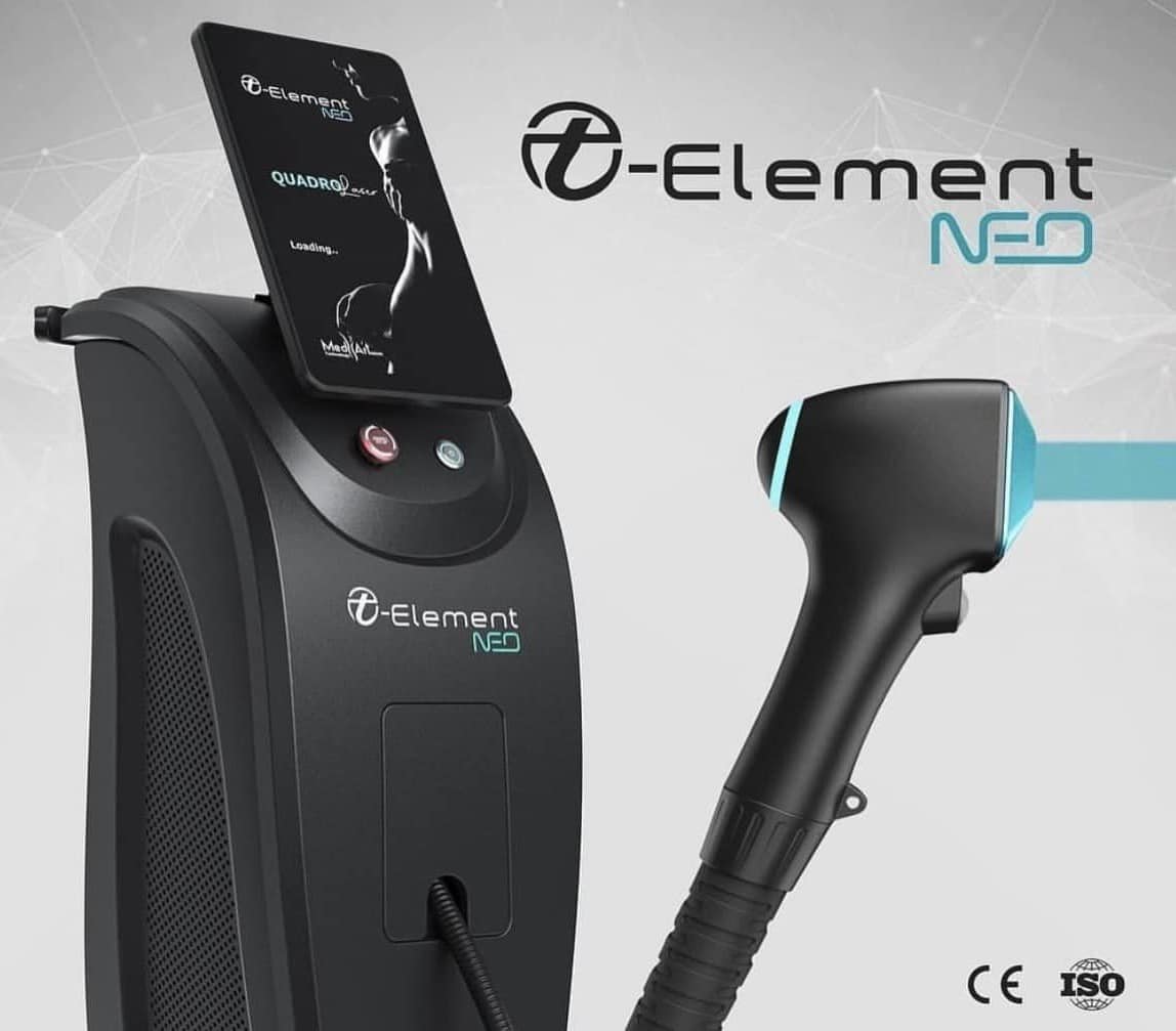 Laser T-Element Neo utilisé chez Clin’Epil pour l’épilation définitive, une technologie de dernière génération sûre et efficace.