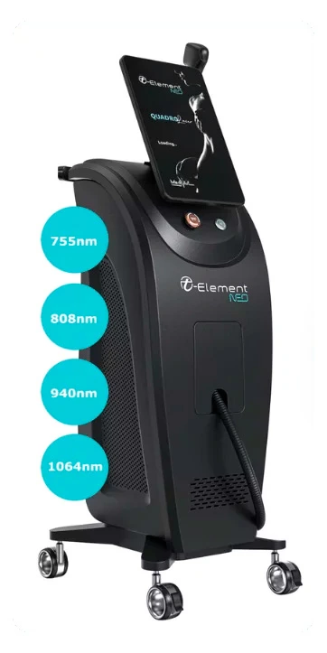 Laser T-Element Neo utilisé au centre Clin'Epil pour l'épilation définitive